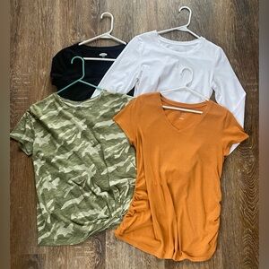 Maternity bundle of four knit tops